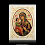 Икона "Божья Матерь Иерусалимская" с перламутром, фотография 1. Интернет-магазин ЛАВКА ПОДАРКОВ